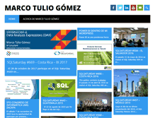 Tablet Screenshot of marcotuliogomez.com